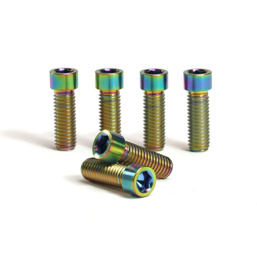 ION BMX Titanium M8 Low Head Stem Bolt (6 Pack)