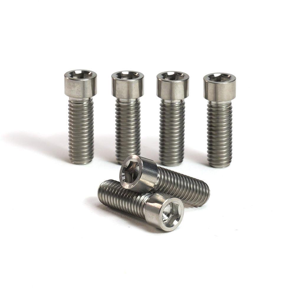 ION BMX Titanium M8 Low Head Stem Bolt (6 Pack)
